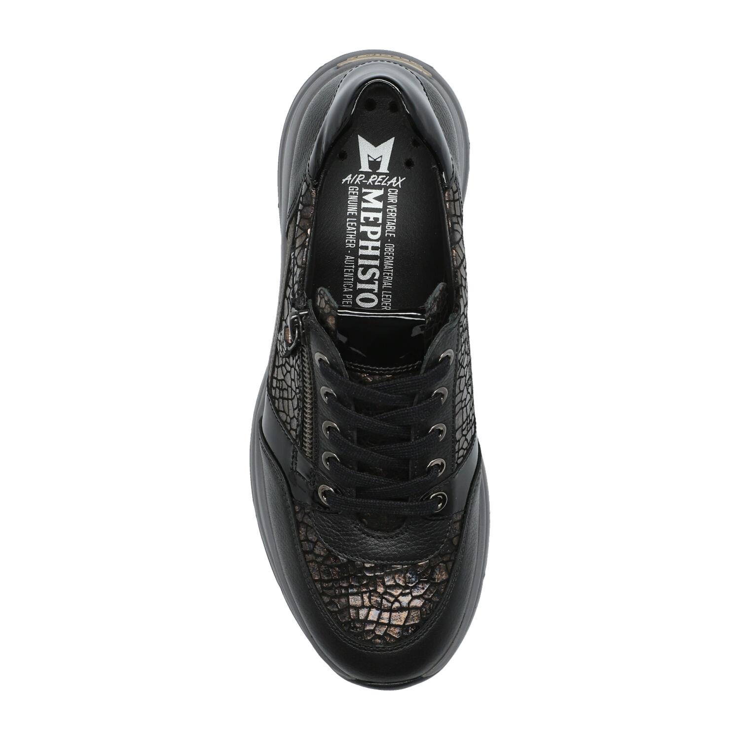 lacets femme modèle Hanouk noir - Mephisto